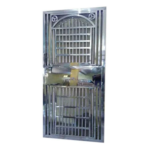 Rot Proof 7X3 Foot Corrosion Resistant Polished Finished Stainless Steel Gate