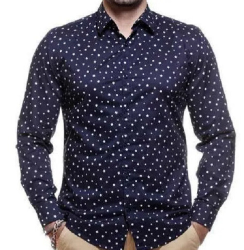 Classic Collar Full Sleeve Casual Wear Cotton Printed Shirt For Men Wear Age Group: 18 Above