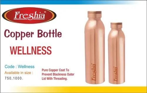 Copper Water Bottle Capacity: 500-1000 Milliliter (Ml)