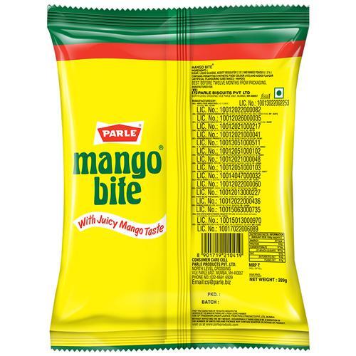 जूस मैंगो टेस्ट के साथ स्वादिष्ट स्वाद मैंगो बाइट कैंडी 