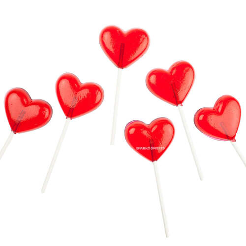 Double Heart Shape Lollipop Candy For Kids
