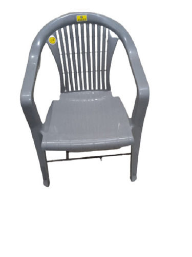 Grey Non Foldable Comfortable High Strength Eco Friendly Uv Resistant Pp Plastic Chairs