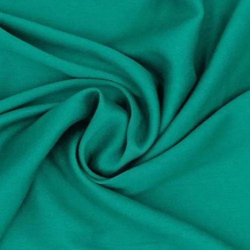 Green Plain Rayon Fabric