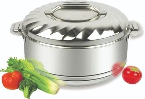 Silver Stainless Steel Hot Pot