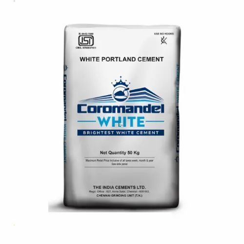 White Portland Cement For Construction Use, Packaging Size 50 Kg 