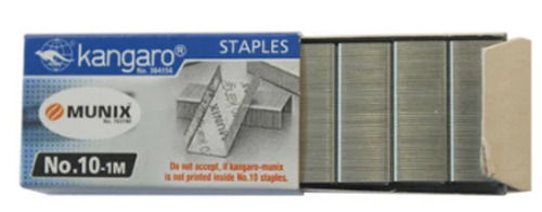 10-1M Size Corrosion-Resistant Stainless Steel Rectangular Stapler Pins Use: Keeps Paper And Documents Together