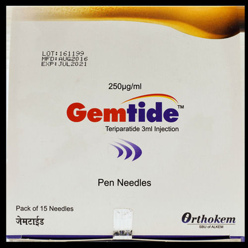 250 Mg Gemtide Teriparatide Injection 3ml