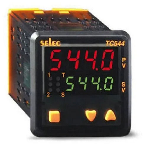 Black 50Hz Thermocouple Electric Digital Temperature Controllers