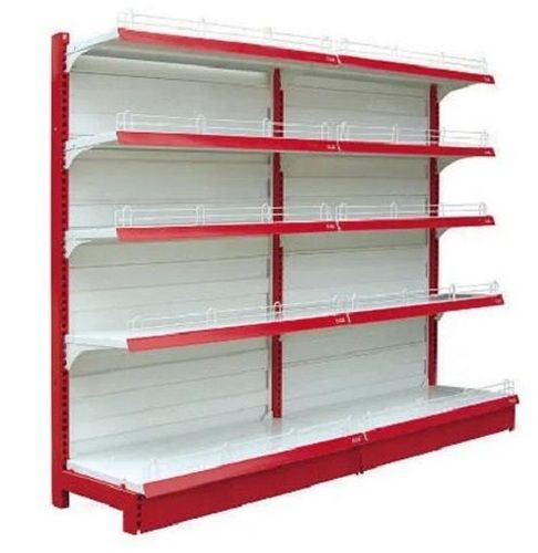 Free Standing 5 Shelve Painted Mild Steel Retail Display Rack For Malls Capacity: 350 Kg/Hr