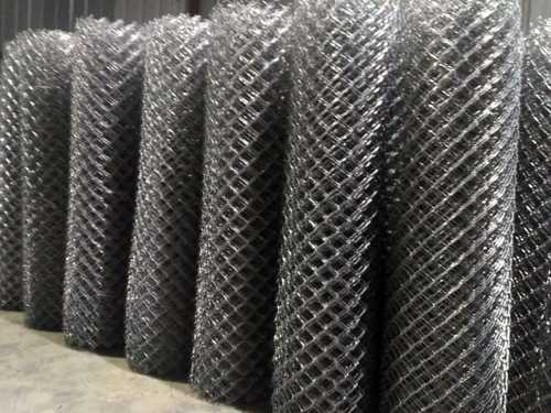 Galvanized Iron Wire Chain Link Fencing Mesh For Security Use