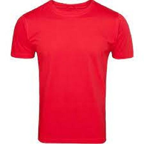 Casual Wear Readymade Regular Fit Short Sleeve Round Neck Plain Mens T-Shirts