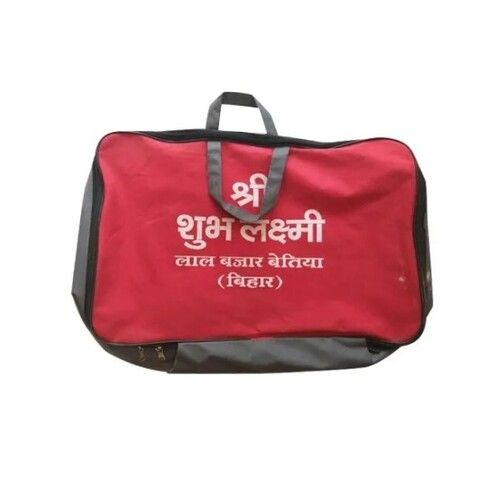 Red And Black Saree Packing Bag