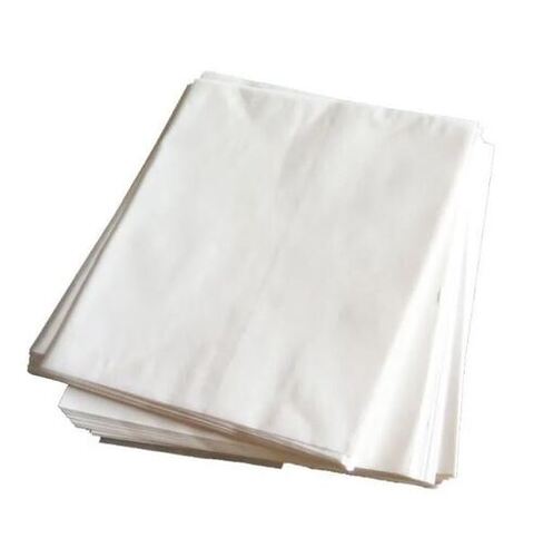 0.55mm Thick A4 Size Rectangular Single Side Pe Coated Plain Butter Paper