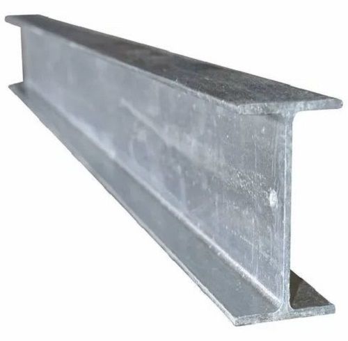 Silver 12 Metre Length Polished Mild Steel Beam For Constructional Purpose