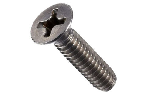 Silver 2 Inch Polished Galvanized Finish Stainless Steel Machine Screw