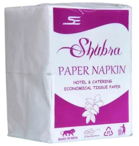 26X18Cm Rectangular Plain Soft Napkin Tissue, Pack Of 300 Pieces Application: Home