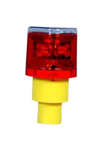 Red And Yellow 375 Grams 12 Volt Ip66 Water Proof Plastic Solar Warning Light 