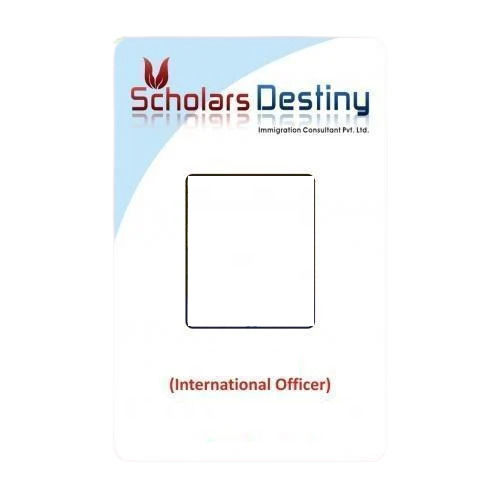 White 5X3 Inches 4Mm Thick Waterproof Smooth Surface Rigid Pvc Id Cards