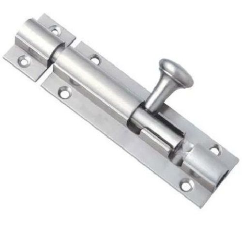 Silver 6 Inch Polished Aluminium Tower Bolt For Door And Window