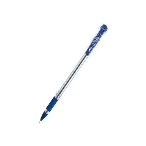 Sky Blue 6 Inches 30 Gram Smooth Rubber Grip Plastic Ball Pen For Writing