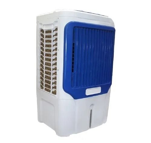 Blue And White 60 Liter 220 Voltage 50 Hertz Floor Standing Plastic Body Desert Air Cooler