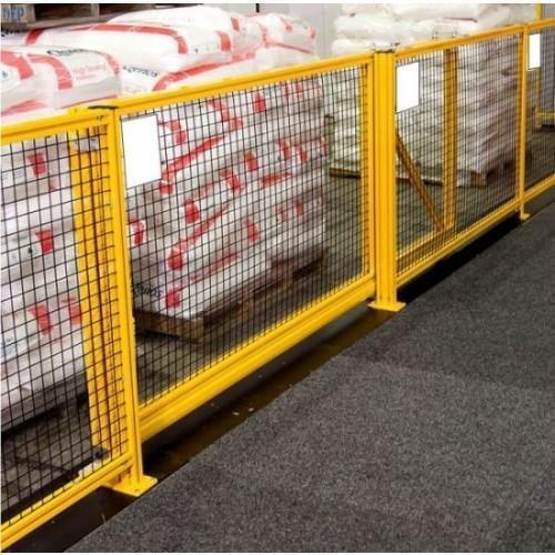 Machine Made Mild Steel Road Safety Fence For Industrial Use