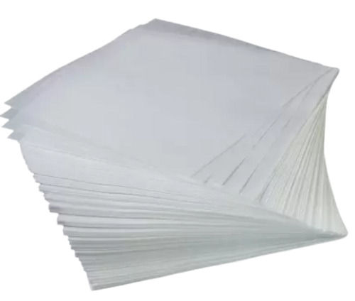 White Pack Of 100 Pieces 10X10 Inches Thick Plain Square Butter Paper