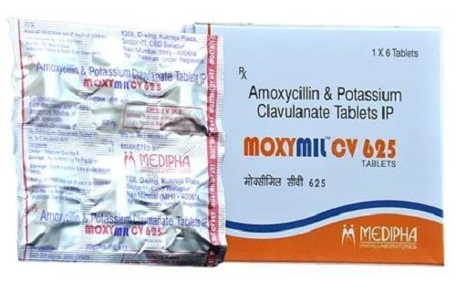 Pack Of 1X6 Strips Amoxycillin And Potassium Clavulanate Ip Tablets  Cas No: D