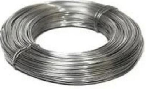 Silver Plain Polished Round Mild Steel Electrode Wire For Construction Purpose