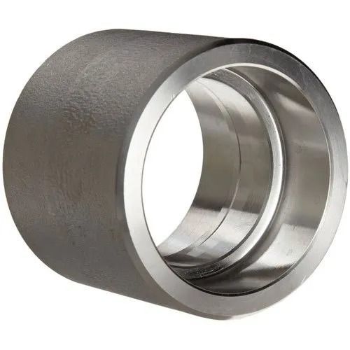 Silver 15 Mm Thick Galvanized Matt Finished Round Alloy Steel Pipe Fitting