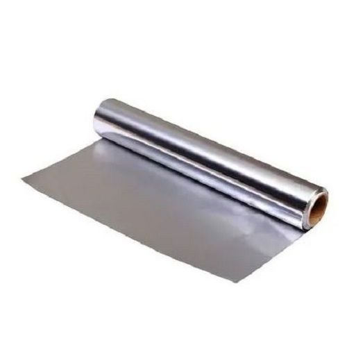 Silver 18 Meter Aluminium Kitchen Foil Paper Roll For Food Packaging