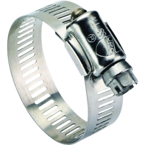 2 Mm Thick Round Stainless Steel Hose Clamp For Fittings Use