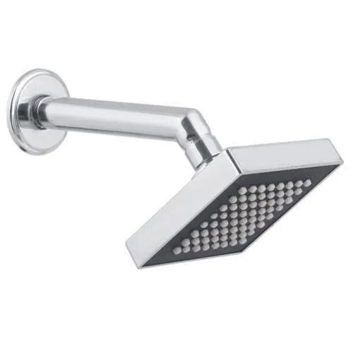 Silver 5X5 Inches Wall Mounted Polished Stainless Steel Bathroom Shower