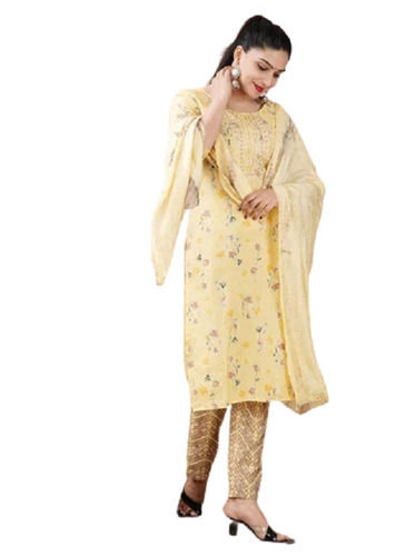 Multi Color Chanderi Ladies Suit