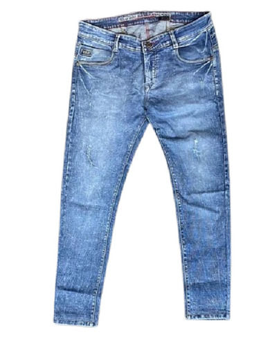 Ripped Men Ankle Length Jeans, Blue at Rs 699/piece in New Delhi