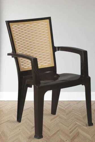 Designer Plastic Chair With Arms For Home And Garden Use