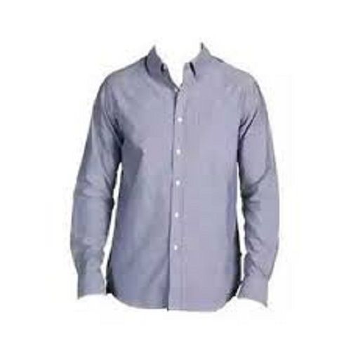 Flannel Plain Dyed Classic Collar Full Sleeves Washable Cotton Shirt Age Group: 19-25