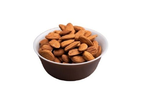 Healthy Oval Shape Brown Dried Almond