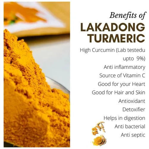 Organic Lakadong Natural Turmeric Powder For Cooking Use