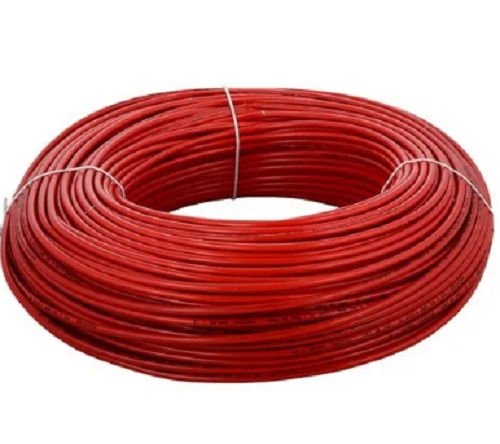 Red 100 Meter Pvc And Copper Electrical Wire For Industrial Use