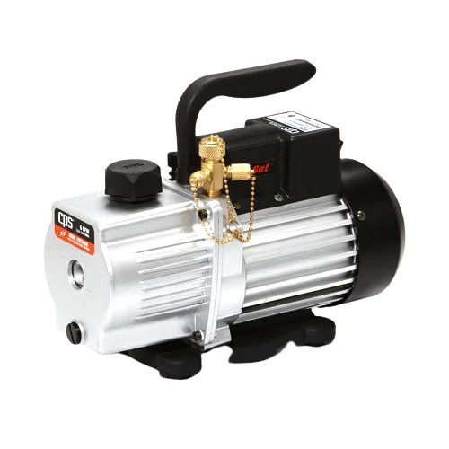 Black And Silver 16.9X6.2X8.9 Inch 20 Kilogram Stainless Steel Vacuum Pump 