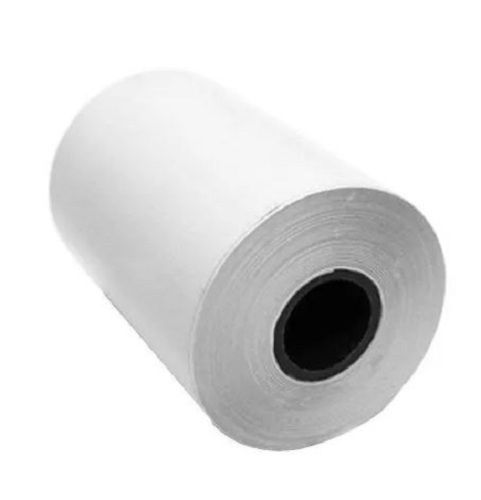 2.5 Mm Thick 25 Meter Lightweight Plain Wood Pulp Thermal Paper Roll Width: 56 Millimeter (Mm)