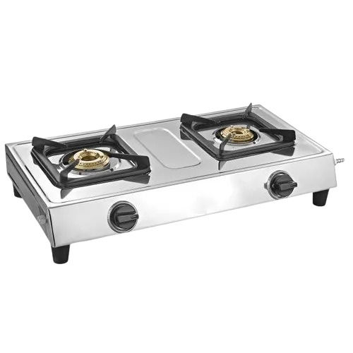 2 Kilograms Rectangular Polish Finished Stainless Steel Gas Stove