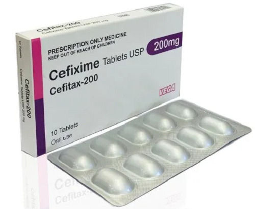 200 Mg Cefixime Tablets For Treat Bacterial Infections Cas No: 79350-37-1