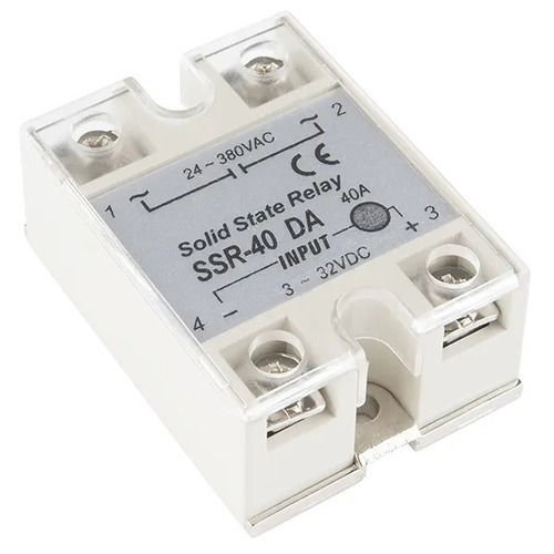 White 24 Volts Solid State Relay For Electrical Purpose