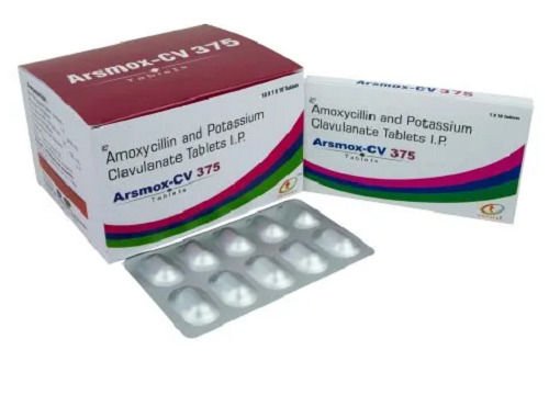 Arsmox-cv 375 Amoxicillin Potassium Clavulanate Tablet