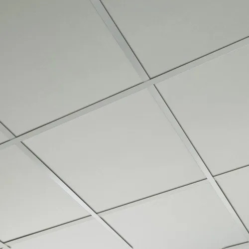 Metal Ceiling Tile - 11mm Thick 1.5x1.5 Foot Matte Gray | Non-Slip Elegant Square Edge Durable Finish