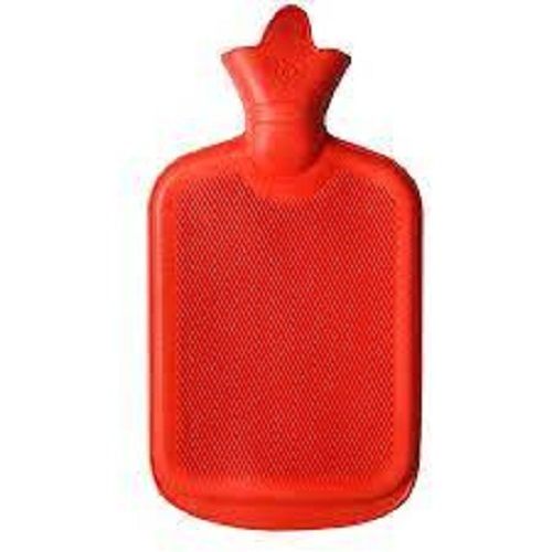 Easy To Carry Lightweight Leak Resistant Rubber Body Red Hot Water Bottle For Pain Relief