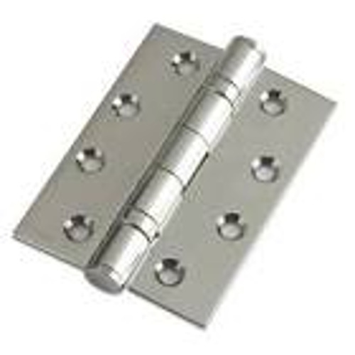 Rust Proof Stainless Steel Hinges - Polished Finish, Elegant Silver Color | Fine Finished, Ideal for Door and Window Use