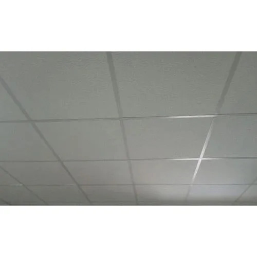 Grey 12 Mm Thick Square Polished Finished Aluminum Ceiling Panel
